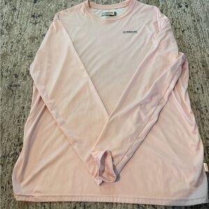 Magellan Outdoors Men's Light Pink Long Sleeve Shirt